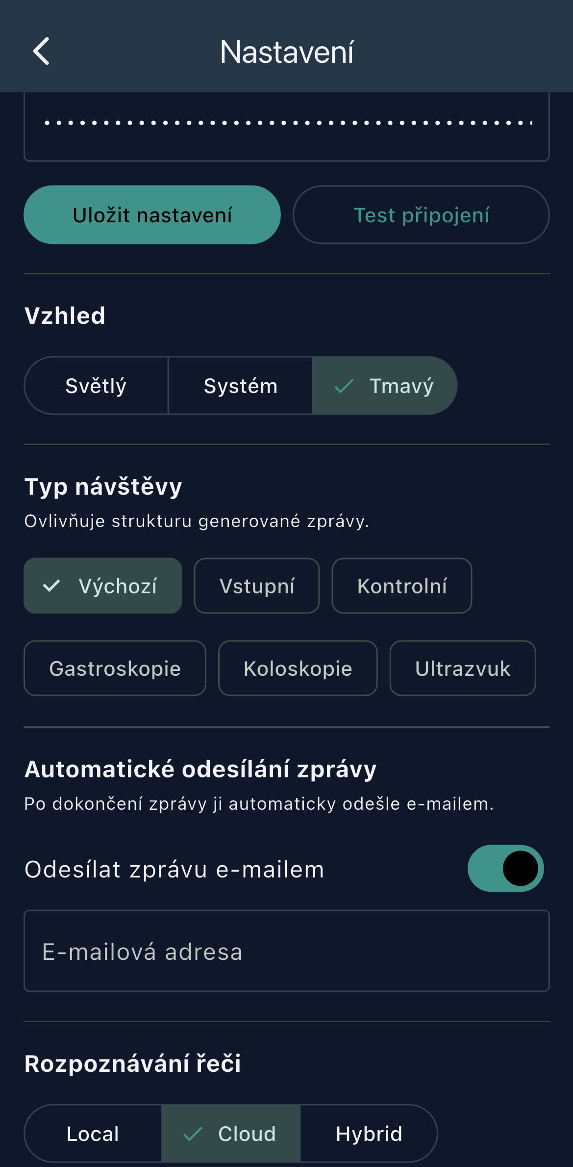 Nastavení